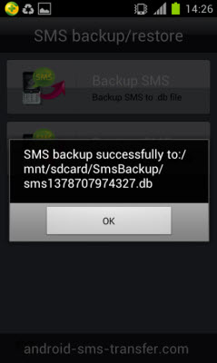 Backup Sony Xperia Z1 SMS to Computer