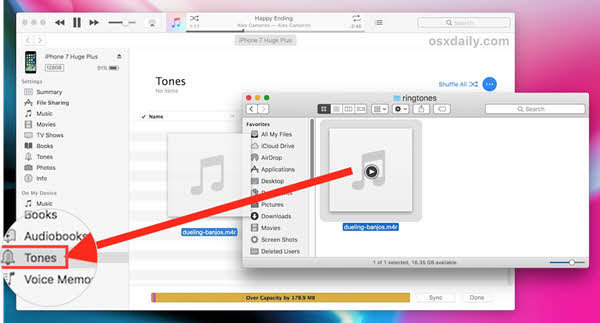 iTunes - Convert MP3 to iPhone Ringtone for Free