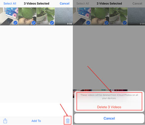 How to Deleted Videos in Camera Roll Using the Photos App