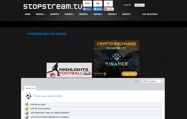 StopStream ranks first among those popular sports streaming sites.