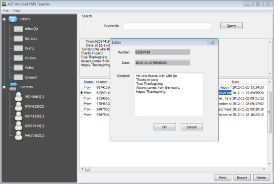 Backup Sony Xperia Z1 SMS to Computer