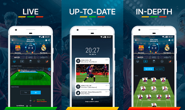 365Scores is a complete package of scores, highlights, ranking and other analysis of sports.