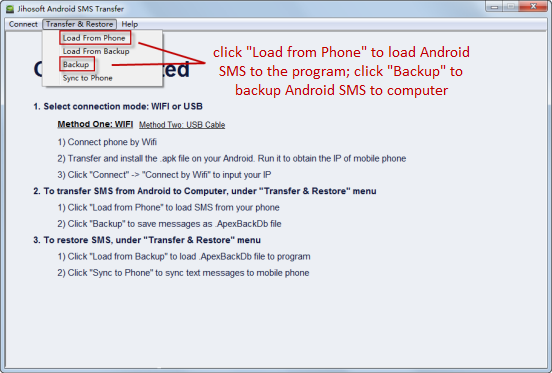 Transfer Old Android SMS Messages to Computer
