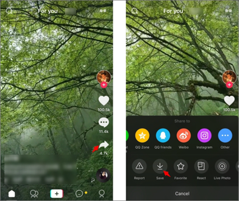 How to Download TikTok Videos on iPhone with TikTok Inbuilt Feature?