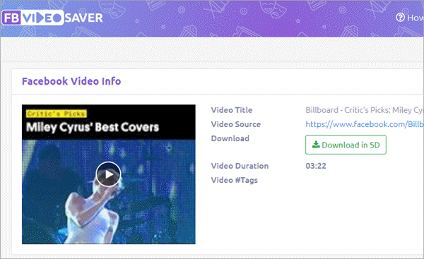 FBvideo Saver is a reliable online video downloader for Facebook.