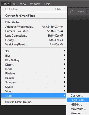 Using just the Photoshop to Unblur Pictures