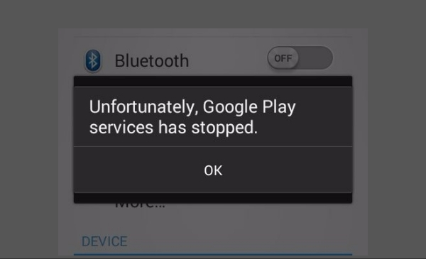 Unfortunately Google Play Services has Stopped
