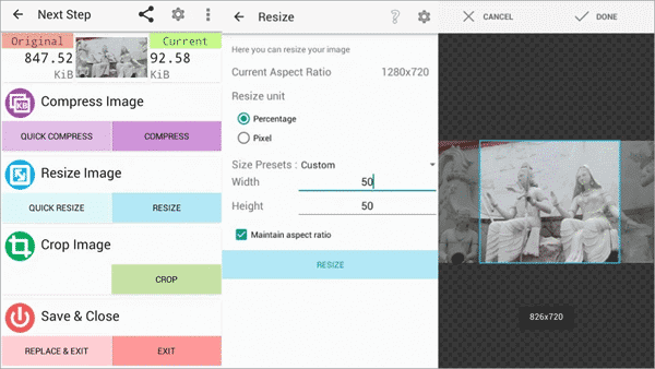 If you are looking for an app to resize photos on Android then Photo Compress 2.0 might be the perfect app for you.