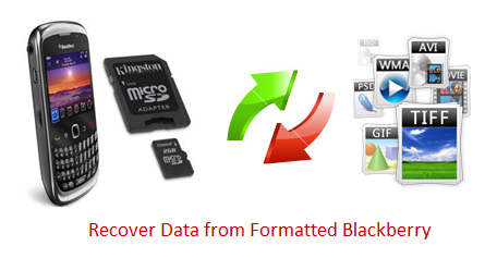 Recover Lost Data from Formatted Blackberry