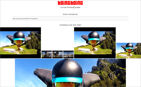 Using YouTube Thumbnail Grabber to download HD YouTube Thumbnails/Covers.